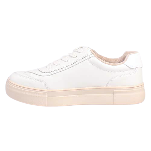 Drilleys Ladies Trainers - Eighty - White / Gold