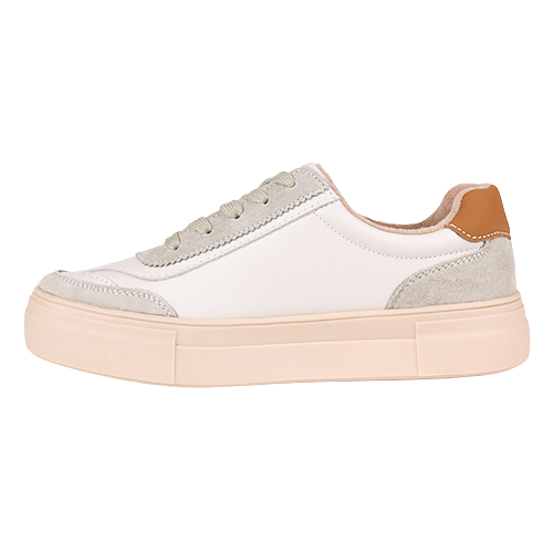 Drilleys Ladies Trainers - Eighty - White/Green