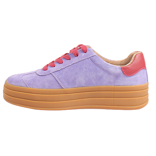 Drilleys Ladies Platform Trainers - Sixty Eight - Purple