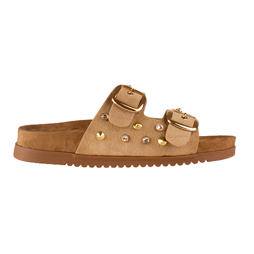 Drilleys Ladies Sliders - Ninety Seven - Beige