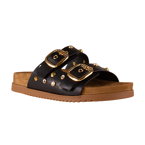 Drilleys Ladies Sliders - Ninety Seven - Black