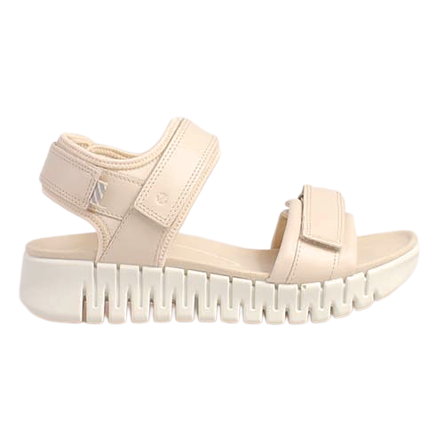 Ecco Gruuv Sol Wedge Sandals - 213103 - Limestone