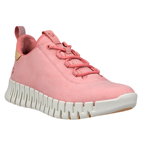 Ecco Ladies Gruuv Trainers - 218203 - Old Rose/Pink