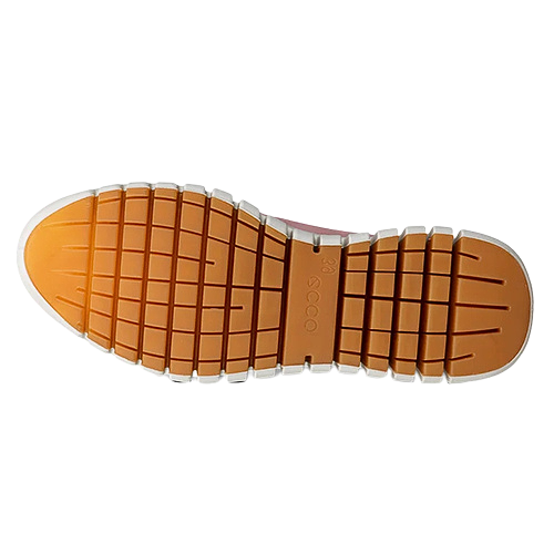 Ecco Ladies Gruuv Trainers - 218203 - Old Rose/Pink