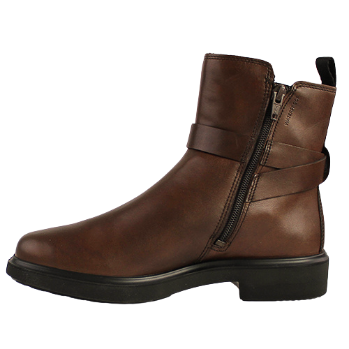 Ecco Ladies Leather Ankle Boots - 222013 - Brown