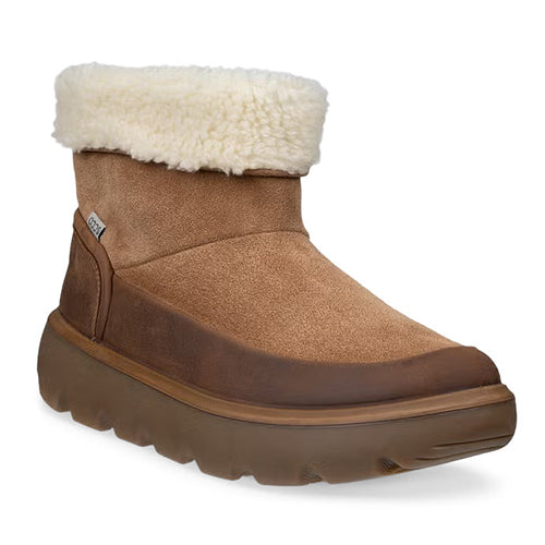 Ecco Ladies Waterproof Ankle Boots - 243313 - Camel