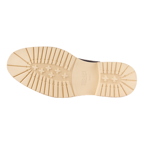 Beige shoe sole on a white background