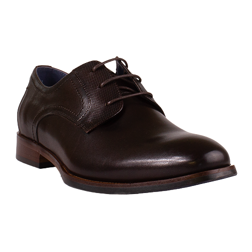 Escape Plain Dressy Mans Shoe - Solid Bond - Mahogony