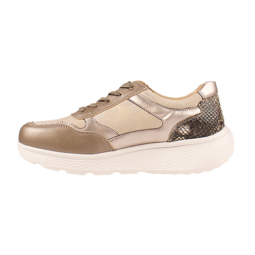G-Comfort Leather Trainer - S-2731 - Taupe
