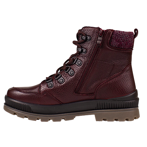 G Comfort Ladies Ankle Boots - P-1216 - Burgundy