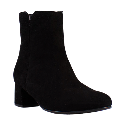 Gabor Block Heeled Ankle Boots - 75.680.17 - Black
