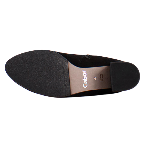 Gabor Block Heeled Ankle Boots - 75.680.17 - Black