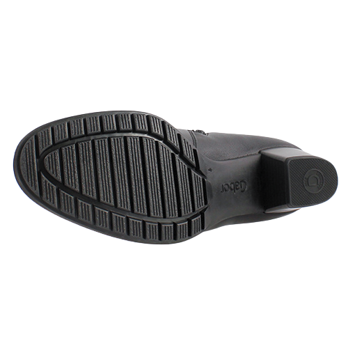 Gabor Block Heeled Ankle Boots - 56.603.57 - Black