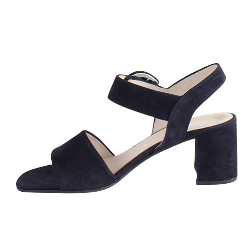 Gabor Ladies Block Heeled Sandals - 41.710.16 - Navy