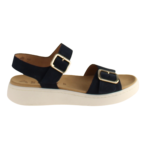 Gabor Ladies Flat Sandals 43.710.16 Navy