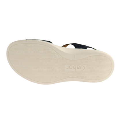Gabor Ladies Flat Sandals - 43.710.16 - Navy