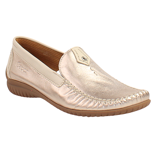 Gabor Ladies Moccasins - 66.090.82 - Gold