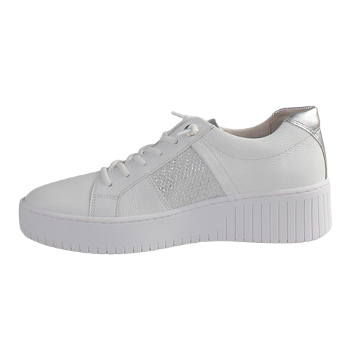 Gabor Ladies Trainers - 43.232.20 - White / Silver
