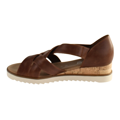 Gabor Low Wedge Sandals - 42.782.53 - Camel