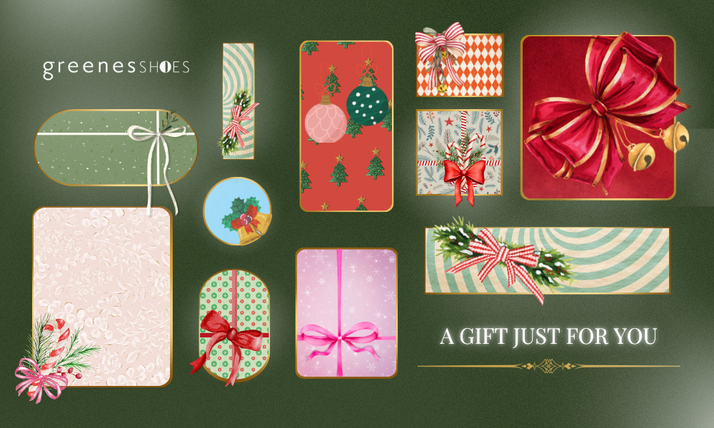 Greenes Shoes E-Gift Card Happy Christmas