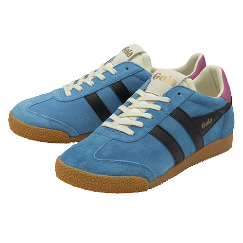Gola Ladies Trainers - Elan - Blue /Black /Fuchsia