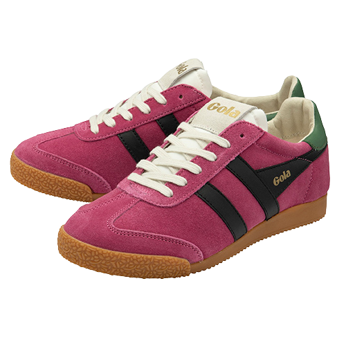 Gola Ladies Trainers - Elan - Fuchsia /Black /Green