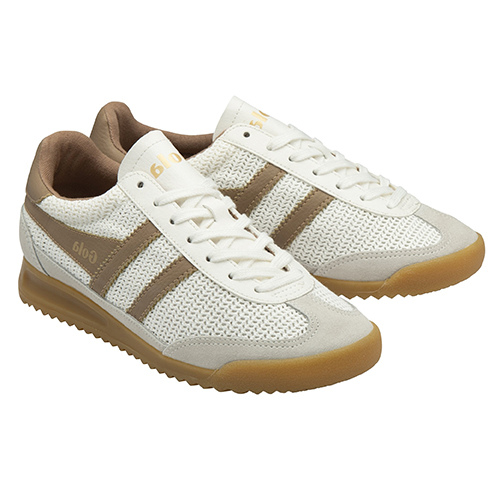 Gola Ladies Trainers - Tornado Zephyr - Off White / Light Carmel