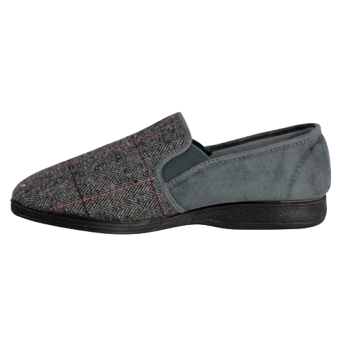 Lunar Goodyear Slippers - Harrison - Grey