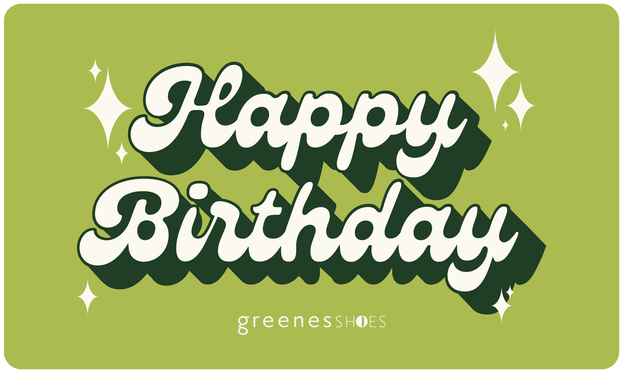 Greenes Shoes E-Gift Card Happy Birthday