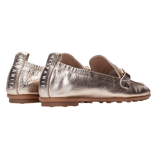 Hispanitas Ladies Loafers - HV254027 - Gold / Metallic