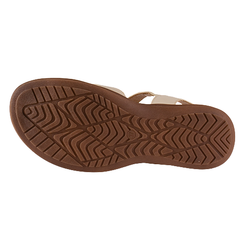 Heavenly Feet Flat Sandals - Trace - Stone