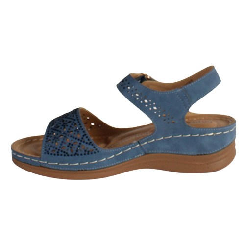 Heavenly Feet Ladies Sandals - Pamela - Denim