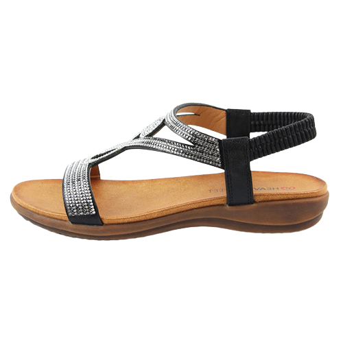 Heavenly Feet Sandals - Pippa - Black