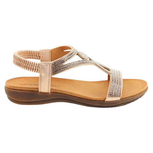 Heavenly Feet  Sandals - Pippa - Rose Gold
