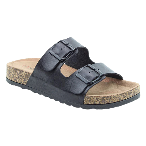 Heavenly Feet Ladies Sliders- Harmony - Black
