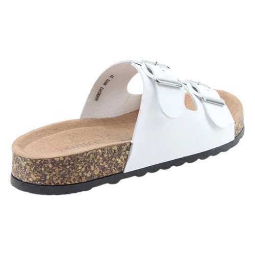 Heavenly Feet Ladies Sliders - Harmony - White