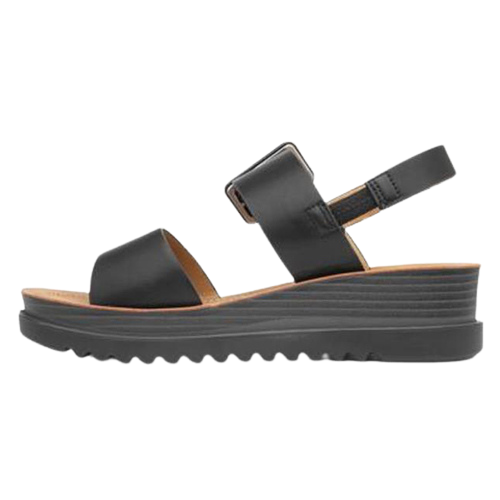 Heavenly Feet Wedge Sandals - Pistachio - Black