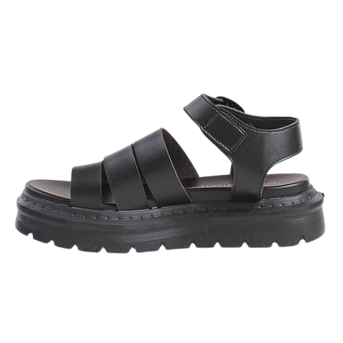 Heavenly Feet Platform Sandals - Saffron - Black