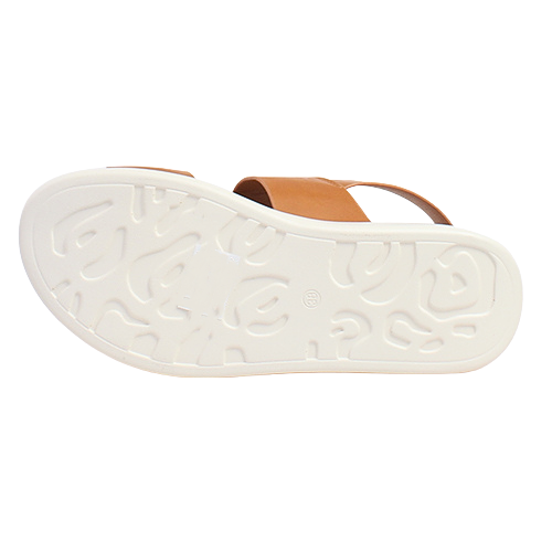 Heavenly Feet Ladies Wedge Sandals - Bernie - Tan