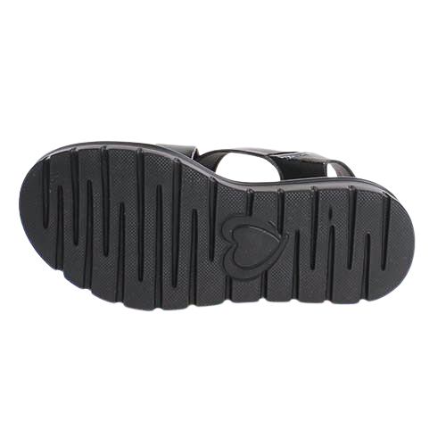 Heavenly Feet Platform Sandals - Fallon 2 - Black Patent
