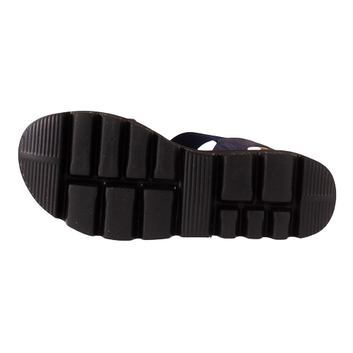 Heavenly Feet Shimmer Ladies Sandals - Accord - Navy