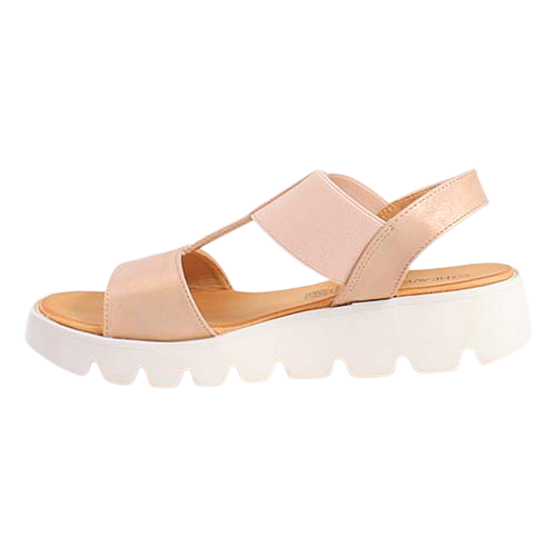 Heavenly Feet Wedge Sandals - Ritz - Rose Gold