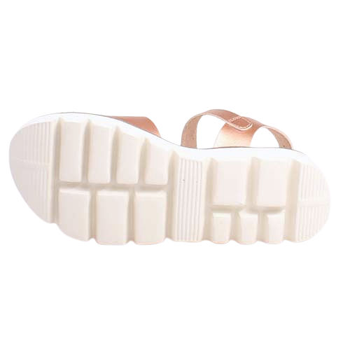 Heavenly Feet Wedge Sandals - Trudy - Rose Gold