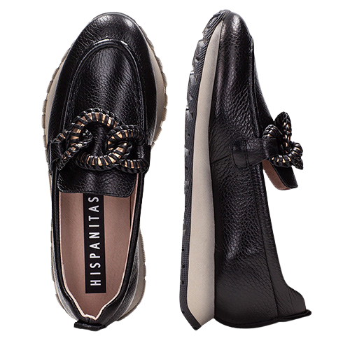 Hispanitas Ladies Loafers - HI254238 - Black