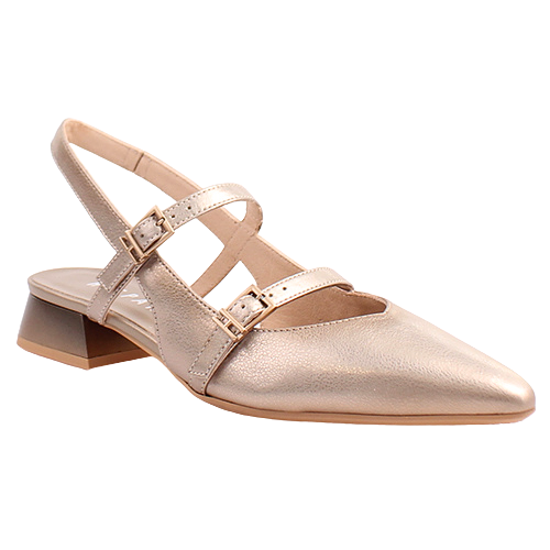 Hispanitas Ladies Sling Back Pumps- HV253922 - Gold