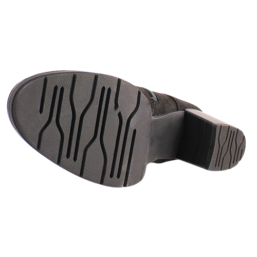 Jana Block Heeled Ankle Boots - 26378-43 - Black