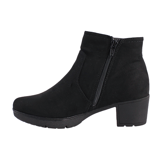 Jana Block heeled Ankle Boots - 26489-43 - Black