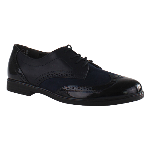 Jana Brogues - 23260-42 - Navy Patent
