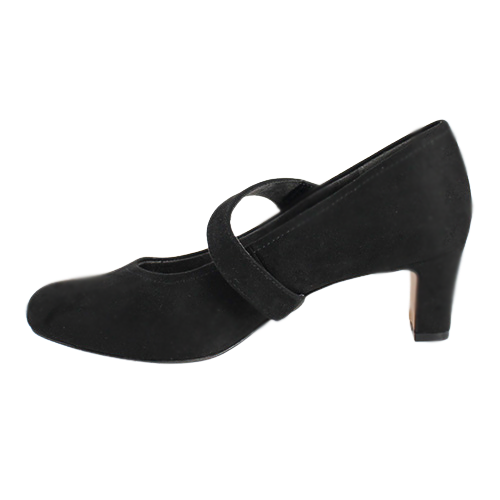 Jana Cross Strap Pumps - 22473-41 - Black