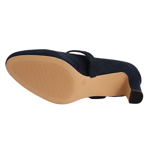 Jana Cross Strap Pumps - 22473-41 - Navy